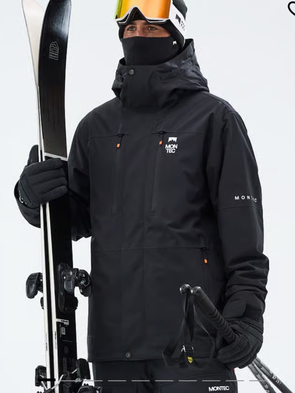 MONTEC Men’s XL Fawk Snowboard Ski Jacket Men Black